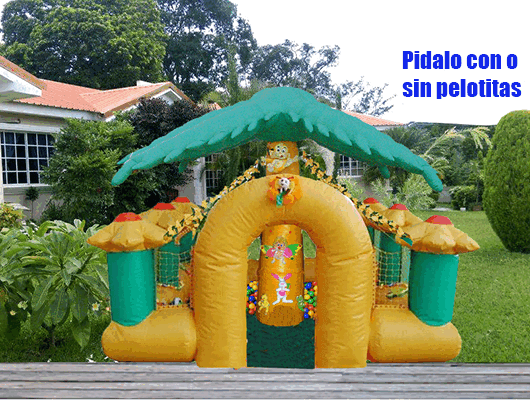alquiler de inflable infantil plaza blanda